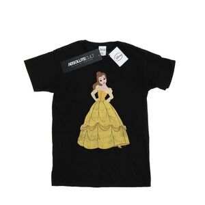 Beauty And The Beast Womens/Ladies Belle Cotton Boyfriend T-Shirt / Black
